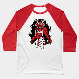 Red Samurai Baseball T-Shirt